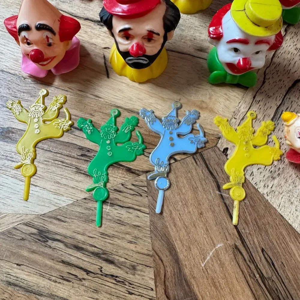 Vintage plastic clown